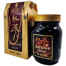 대용량 착한가격 6년근 홍삼정 농축액 골드 1200g 1200g, 1개, 1.2kg