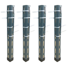 침상 높이조절용 병원 간이침대 다리 높이기 SET 받침 연장 조립식볼트앵글 높이 그레이 회색 30cm 35cm 40cm, 묶음용 케이블타이 35cm 1SET