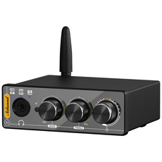 NOBSOUND Q4 블루투스 5.0 스테레오 리시버 USB DAC 플레이어 COAX/OPT D/A 오디오 컨버터