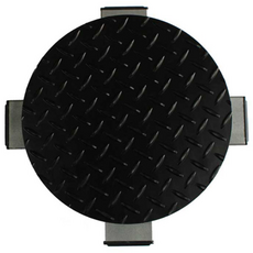 철재 트위스트 원반 허리돌리기 운동기구 헬스용품, 그레이