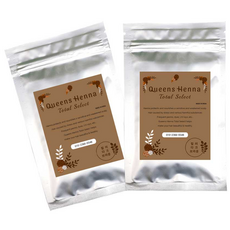 1+1 퀸즈 토탈셀렉트 100g 천연헤나염색 부터 빠른새치염색, 컬러다크브라운+컬러다크브라운(새치전용), 2개