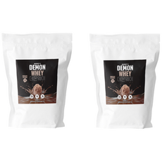 1+1 데몬웨이 2kg x2 근육 헬스 초코 웨이 WPC 프로틴 단백질 가루 보충제 파우더, 2팩(지퍼백), 2개