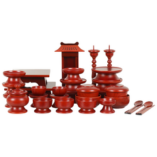 효율 물푸레 원목 제기세트, 33p, 1세트