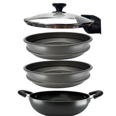 써니주방 3단 경질찜기 찜솥 국내산, 1개, 26cm