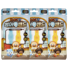 아텍스 브레드이발소 썸머향밴드 2p, 혼합색상, 3개