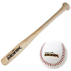 프로모릭스 나무 야구방망이 50cm / 60cm / 70cm+야구공 세트 아동 어린이 초등학생 배트, 1개, 우드