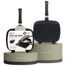 마미스타 인덕션 간편요리 양면팬 국산 IH 티타늄코팅, 간편요리양면팬 인덕션용, 1개