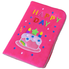 MAAH 狗狗 HBD 嗅聞書玩具, 1個, 粉紅色