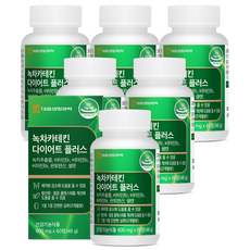 대웅생명과학 녹차 카테킨 다이어트 플러스 / 체지방감소 항산화 콜레스테롤 케어, 60정, 6박스