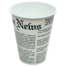 더컵 영문화이트 인쇄종이컵 240ml, 1000개입, 1세트