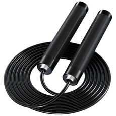 핏투핏 안꼬이는 와이어 줄넘기 미끄럼방지손잡이 PTP1254, 250, 1개, 블랙