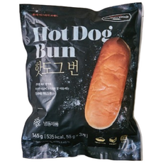 존쿡델리미트 핫도그번 165g(3개입) / 핫도그용 빵, 1개, 165g