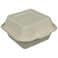 TYP 펄프용기 햄버거용기 HC07 250개, 1세트, 크라프트