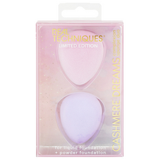 리얼테크닉스 캐시미어 드림즈 스펀지 듀오 세트, 보라색, 핑크색, 1세트