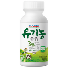 파스퇴르 유기농우유 180ml, 16개