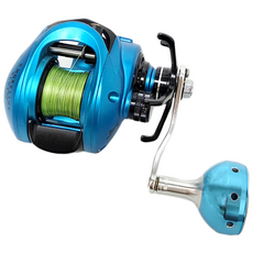 은성 피나클 쇼어라인 블루X 라인세팅 더블핸들 줄감은 베이트릴 우핸들 쭈꾸미 릴, 우핸들(LINESET)