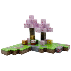 키디즘 마크 자석블럭 큐브 벚꽃의 땅 128피스 어린이 쌓기놀이 장난감, 1개