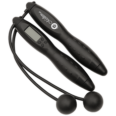 멜킨스포츠 2 IN 1 프리미엄 노라인 줄넘기, 블랙