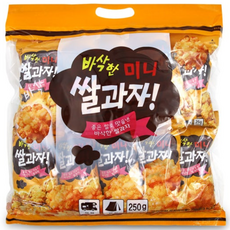 바삭한 미니 쌀과자 눈꽃 간식, 250g, 10개