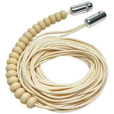 파크라이프 감성 캠핑 데이지 체인 캠핑빨래줄 행잉라인 클로스라인 핸드 메이드 4종, 5.5m+20개, 아이보리