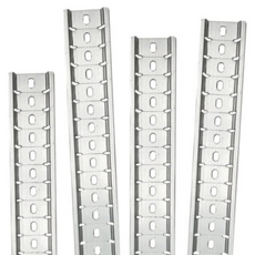 EOMARKET 컷팅 절단 절단형 전기 분전반 딘레일 DIN 찬넬 레일 1M, 1개