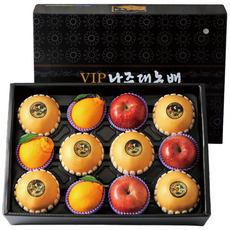 과일선물세트 나주배/사과 혼합과일세트, 사과3배6한라봉3 혼합 선물세트 1호 5kg, 1세트