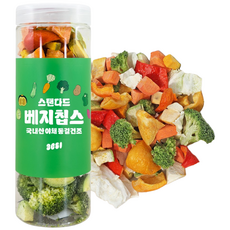 3651 스탠다드 국내산 강아지 베지칩스 야채 동결건조 60g, 1개