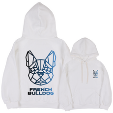 [국내생산] 마고주니어 그라데이션 불독 오버핏 후드 티셔츠 [키 120 130 140 150 160]