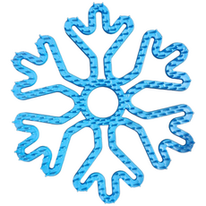 투케바이크 오토바이 자전거 헬멧 머리눌림 방지 쿨패드 6날 2개입, 블루 2개입