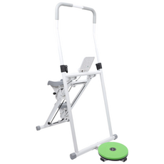 라이프영 천국의 계단 스테퍼 스텝밀 트위스트 회전판 허리운동 신형 2가지 기능, 화이트