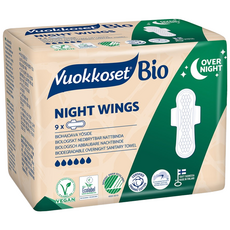 뷰코셋 바이오 나이트윙 생리대 날개형, 오버나이트, 9개입, 1개
