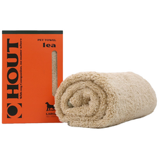 하웃 펫타올 강아지 고양이 목욕 수건 L size 2종, L 베이지, 1개