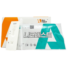 종로의료기 니코테스트 니코틴검사 흡연검사키트 흡연테스트기 10개입, 1개