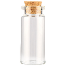 10ml 코르크마개 유리병 10개 미니 유리공병 금보관 소품 액세서리 보관병