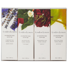 LINDEN LEAVES 莉丹麗 Aromatherapy Synergy 護手霜精選 4 x 25ml 套組, 1套