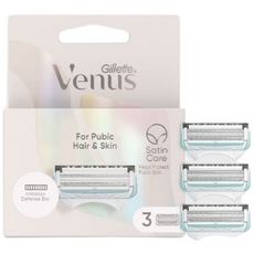 질레트 정품 비너스 Y존 제모기 면도날, 3개입, 1개