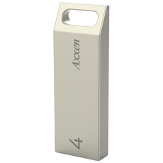 액센 U26 메탈블럭형 USB메모리 U26, 4GB, 1개
