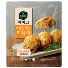 (냉동)[비비고]계란옷입은고기완자, 1개, 480g