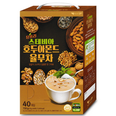 스테비아 호두 아몬드 율무차 40T, 18g, 40개입, 1개