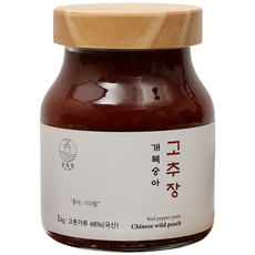 (선물용)감토정 국산100% 저염 수제 전통 개복숭아 고추장 1kg, 매운맛고추장 1kg, 1개