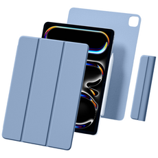 니케 아이패드 마그네틱 폴리오 애플펜슬커버 케이스, 더스티 블루, 1개