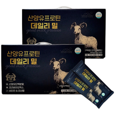 웰팩 산양유프로틴 데일리밀 스틱 퀄리고트, 2세트, 840g