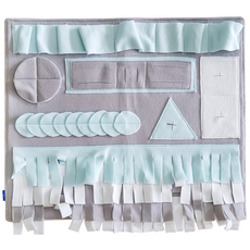 BELL BIRD 寵物趣味嗅聞玩具墊, 灰色, 1個