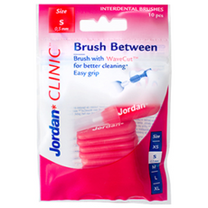 Jordan Brush-Between 牙間刷 S, 10入, 1個, 0.5mm