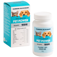 펫파워 강아지영양제 종합비타민 가용성헴철 철분 관절 피부 반려동물 신부전증 영양보충, 60정, 종합영양제, 4개