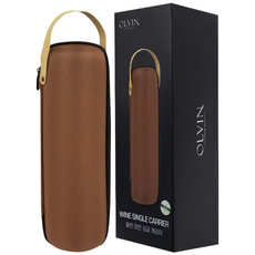 올빈 와인 싱글 캐리어, 월넛브라운, 1개