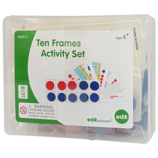 EDX 텐프레임 1부터10 카운팅 활동교구 26201C, 1개
