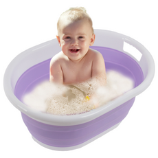 Mathos Loreley 萱之愛 迷你折疊浴缸, 紫色