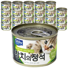 테비 참치의정석 고양이 간식캔 참치 160g, 24개, 참치