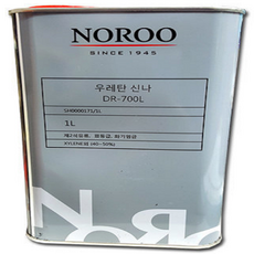 노루페인트 우레탄신나 1리터 방수 철재 목재, 1L, 1개